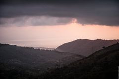 Sunset on the Tyrrhenian Sea 