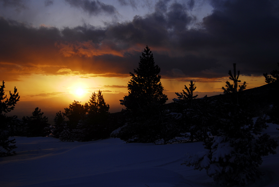 Sunset on the Ventoux, Provence, Frankreich