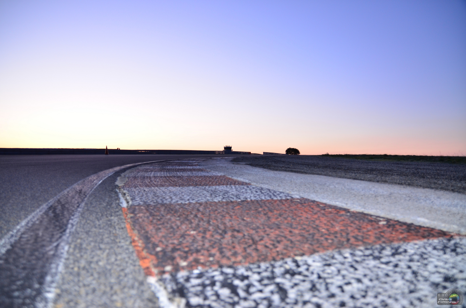 Sunset on Track