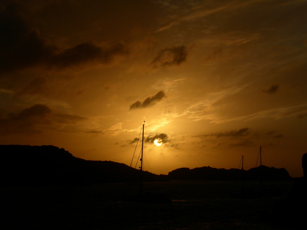 Sunset on Tresco, Islles fo Scilly, 2007. aug