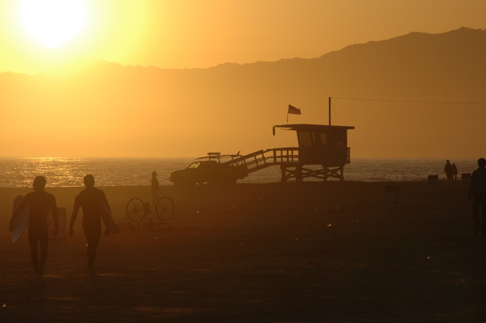 Sunset on Venice Beach