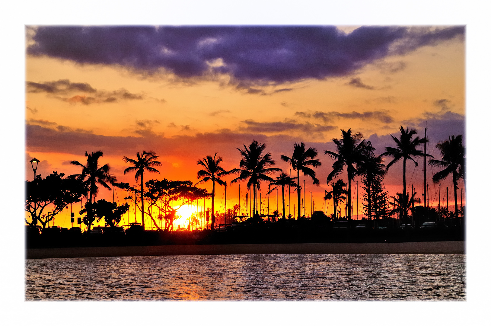 sunset on waikiki