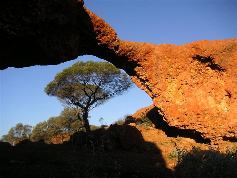 Sunset onto London Bridge at Sandstone(WA Goldfields)