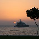 Sunset over Abu Dhabi's Coastline