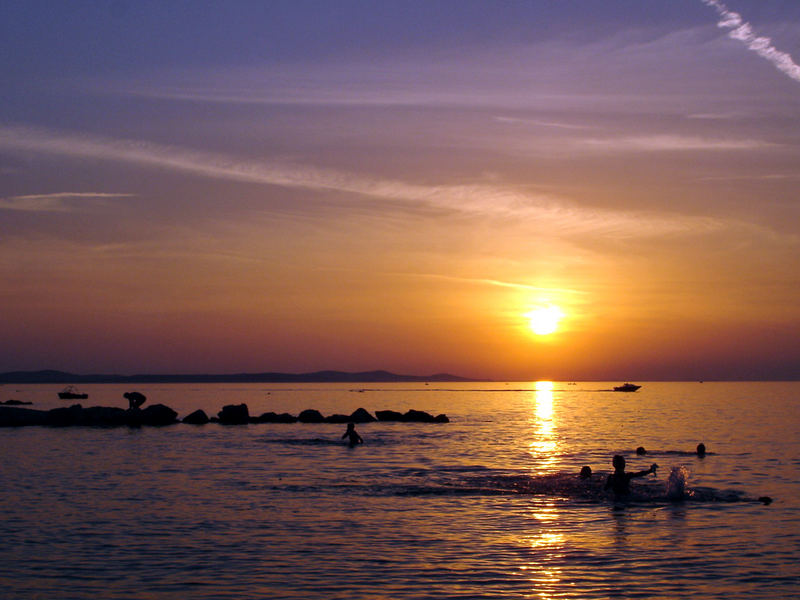 Sunset over Adriatica