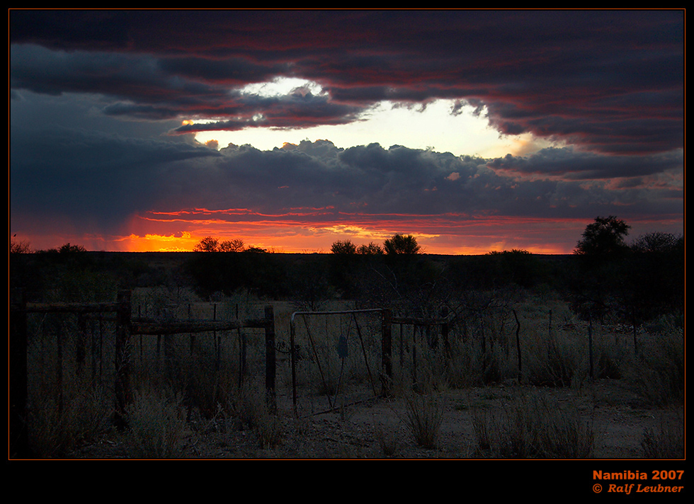 "sunset over africa" --- Namibia #001