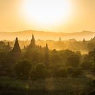 Sunset over Bagan