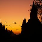 Sunset over Bagan