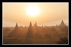 Sunset over Bagan