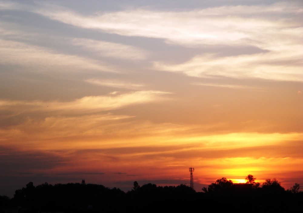 Sunset over Bangalore