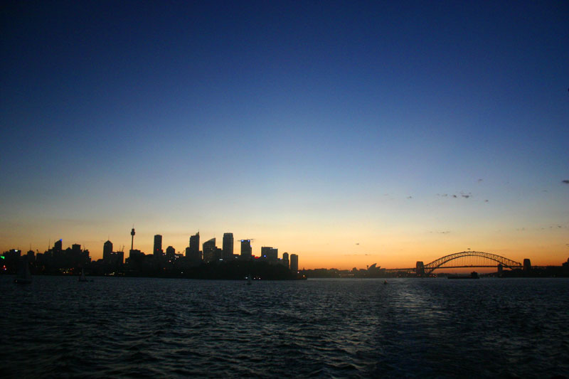 Sunset over beautiful Sydney 3