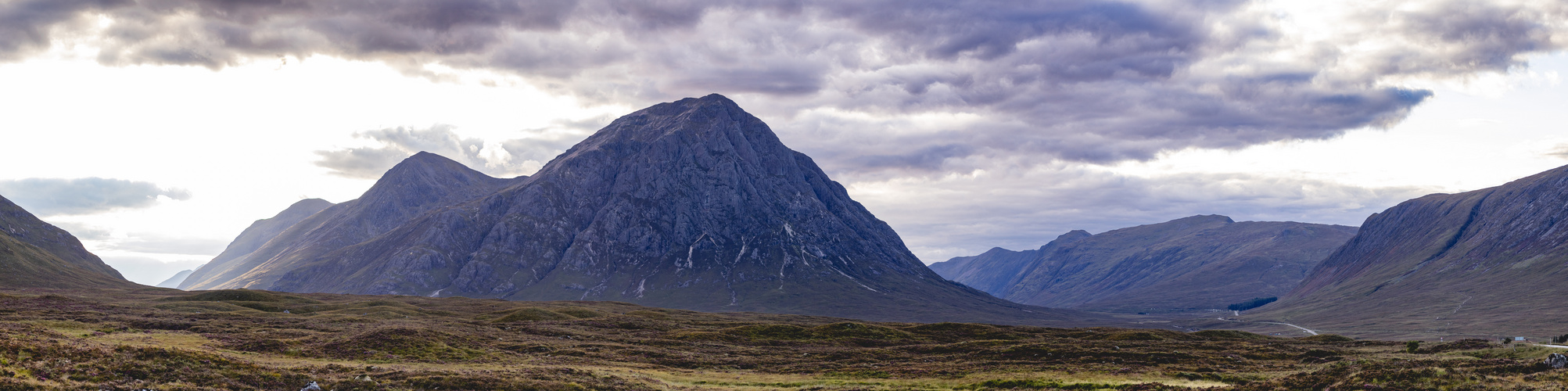 sunset over buachaille etive mòr