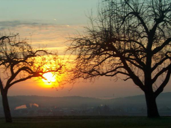 sunset over cameltown