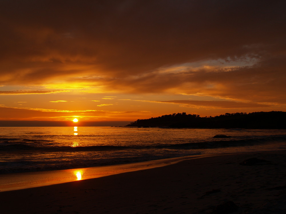 Sunset over Carmel by Sea, California, USA