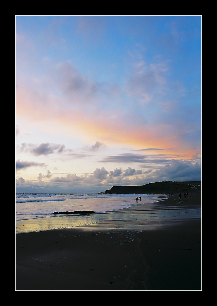 Sunset Over Crooklets Beach