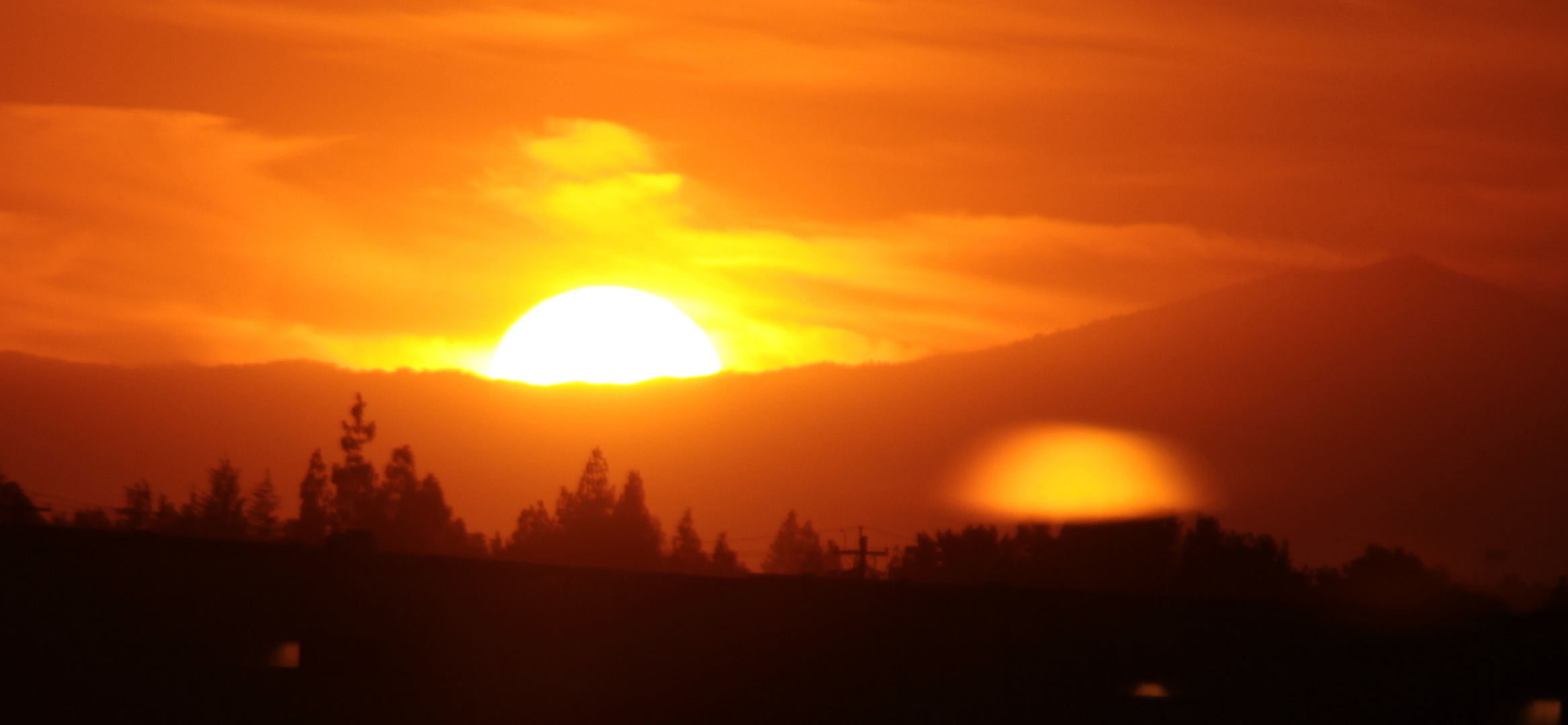 Sunset over Devil Ridge