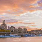 Sunset over Dresden