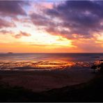 Sunset over Endeavour Strait ** cape York