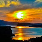 Sunset over Fiskavaig Bay, Isle of Skye