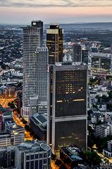 Sunset over Frankfurt