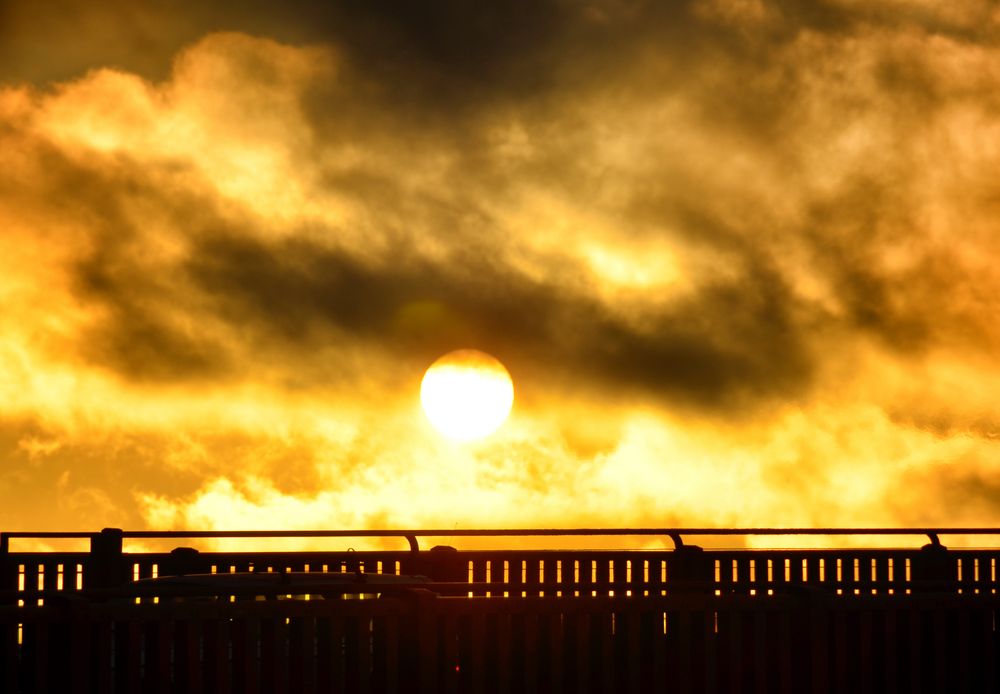 Sunset over Golden Gate