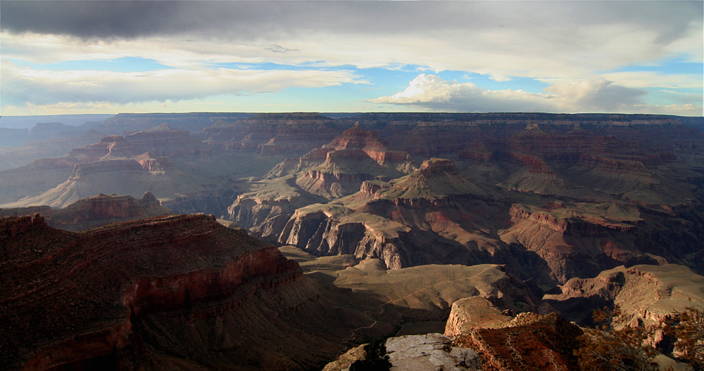 Sunset over Grand Canyon