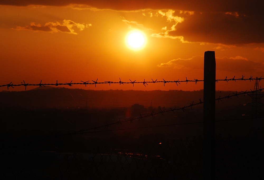 Sunset over Guantanamo