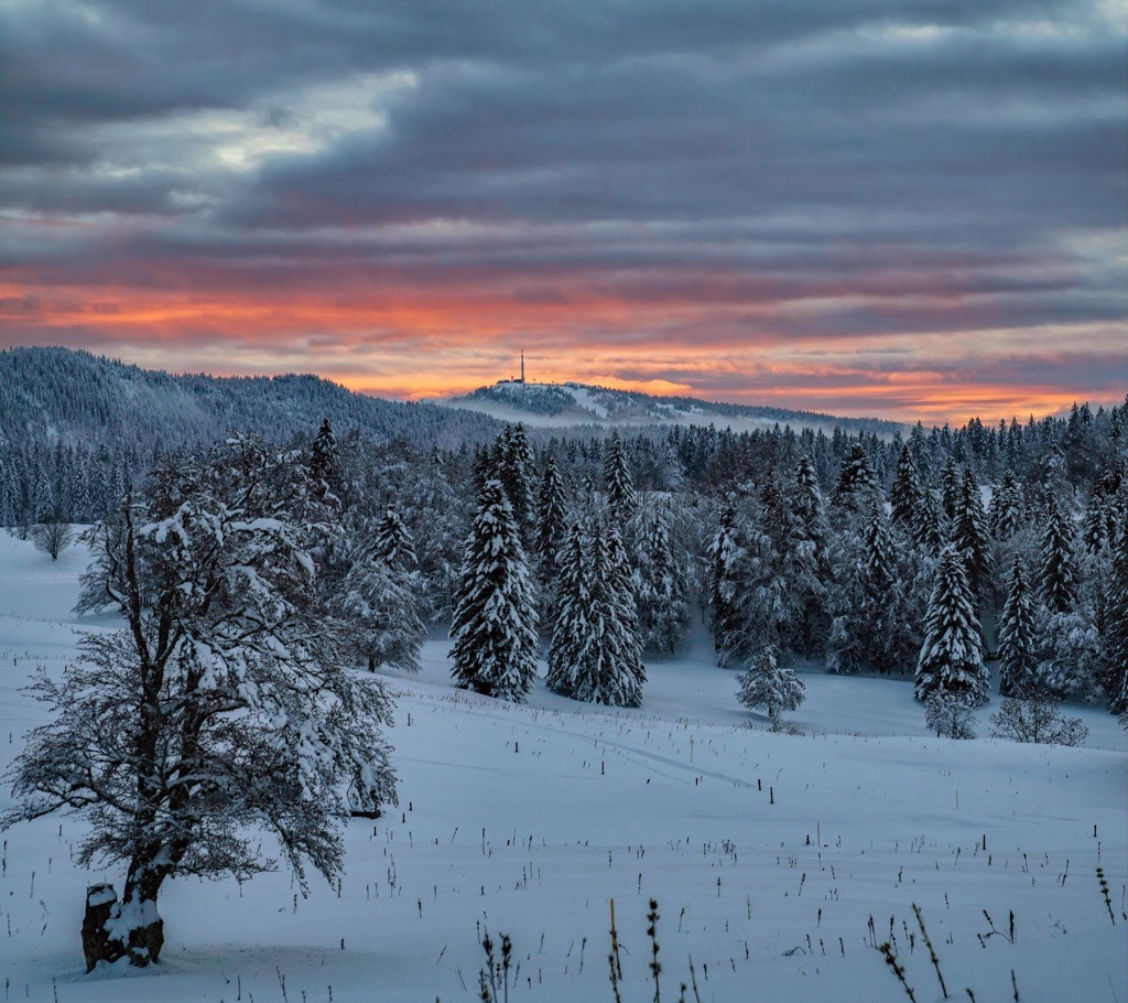 Sunset over Jura