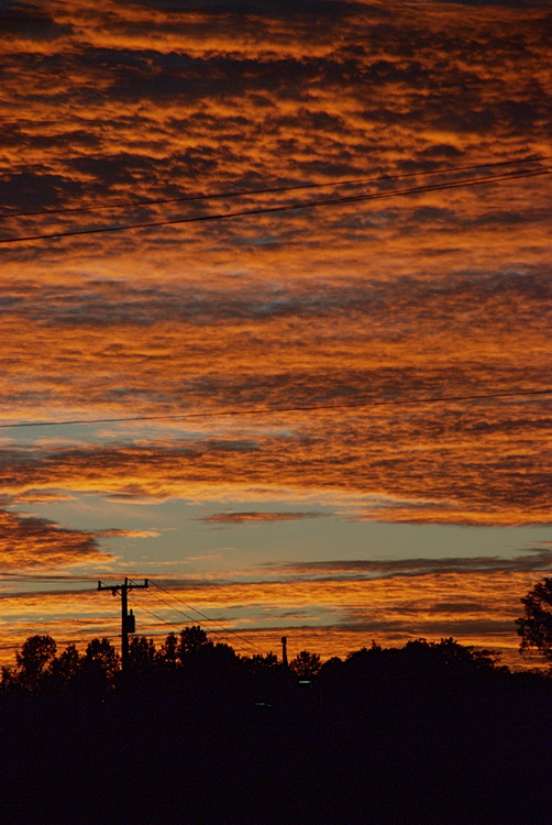 Sunset over King George, Va