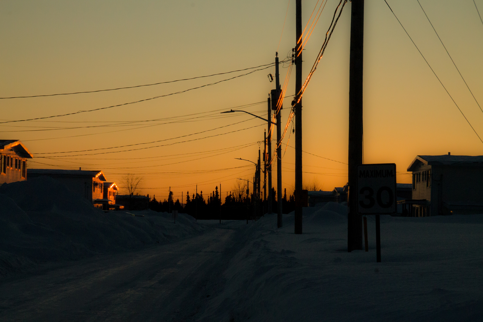 Sunset over Labrador