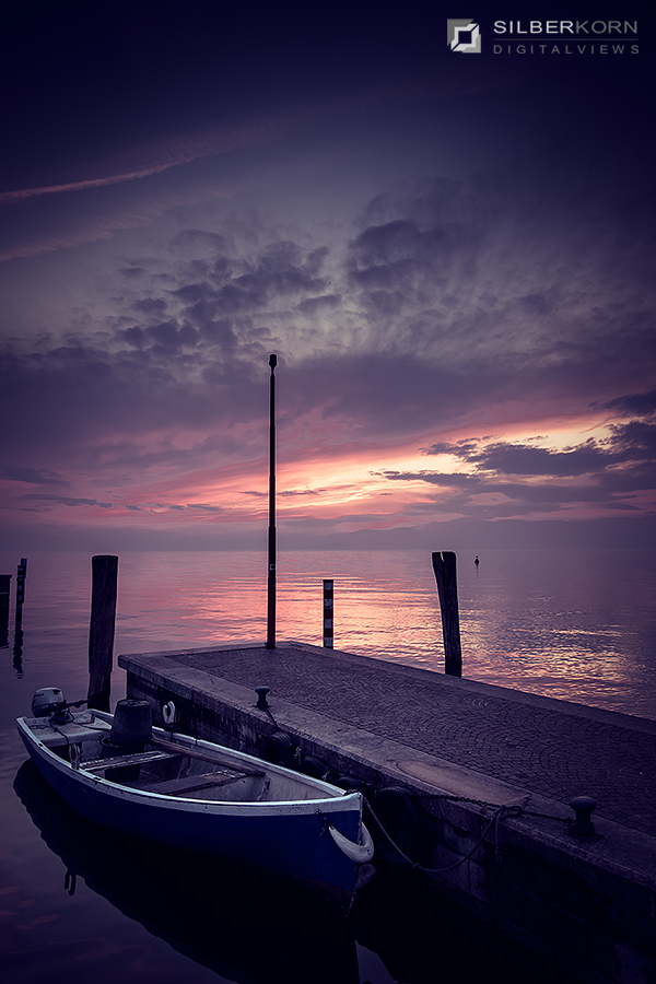 Sunset over Lago Di Garda