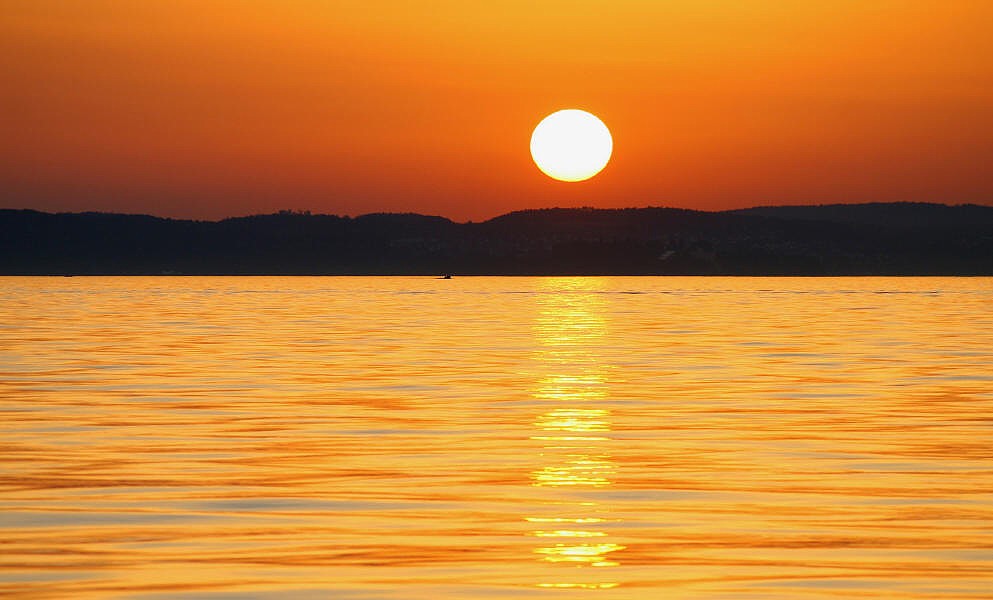 Sunset over Lake Constance