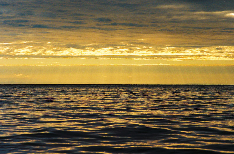 Sunset over Lake Niassa at Nkwichi