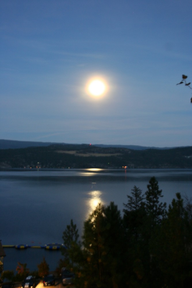 Sunset over Lake Okanogan