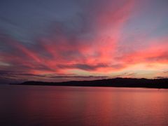 Sunset over Lake Taupo