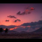 Sunset over Lanzarote