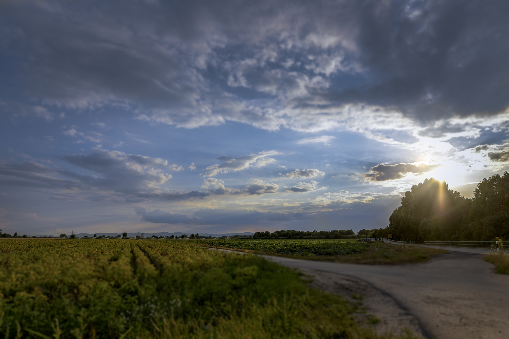 Sunset over Limburgerhof