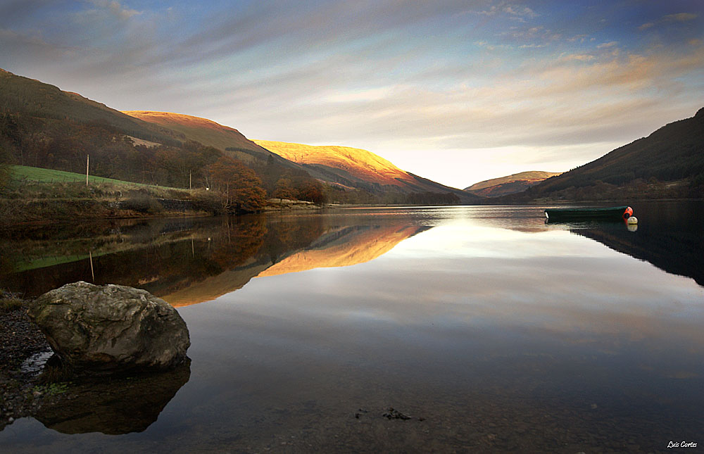 Sunset over Loch