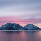 Sunset over Lyngen