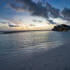 Sunset over Maldives