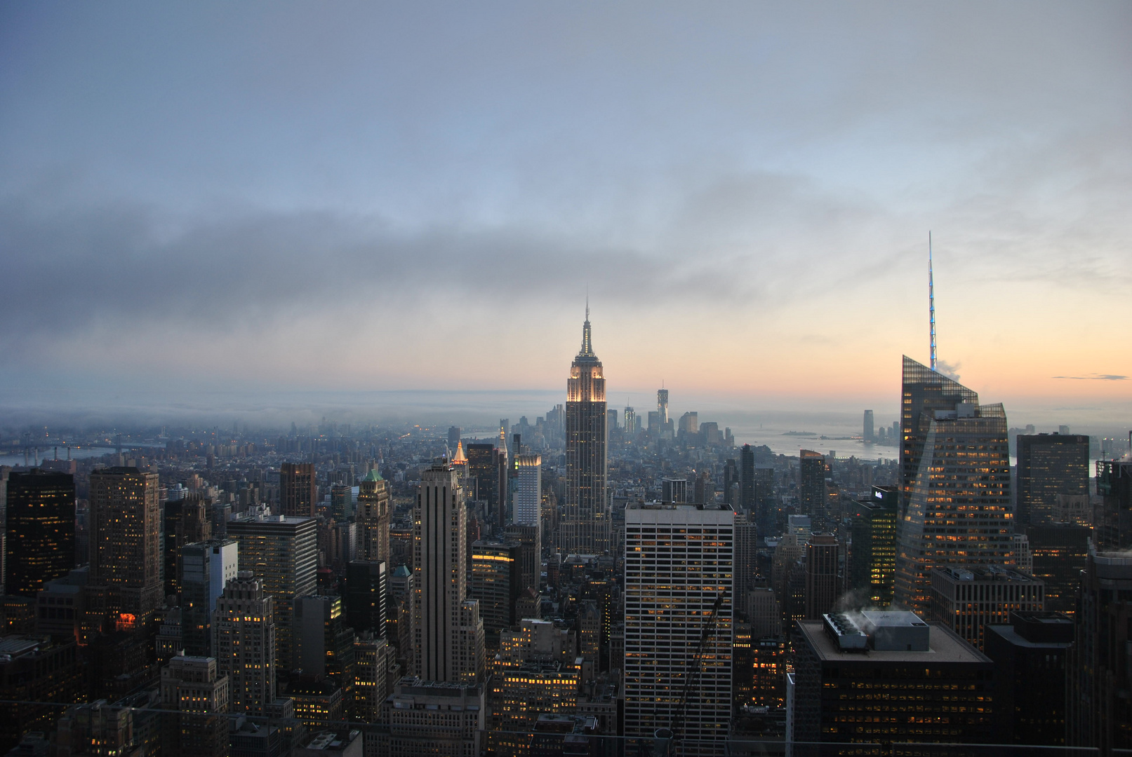 Sunset over Manhatten