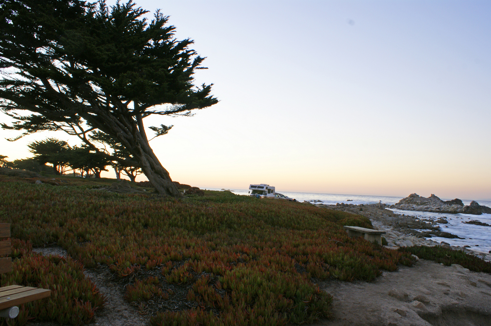 Sunset Over Monterey Bay, California