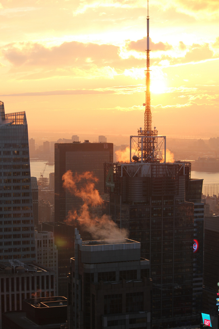 Sunset Over New York