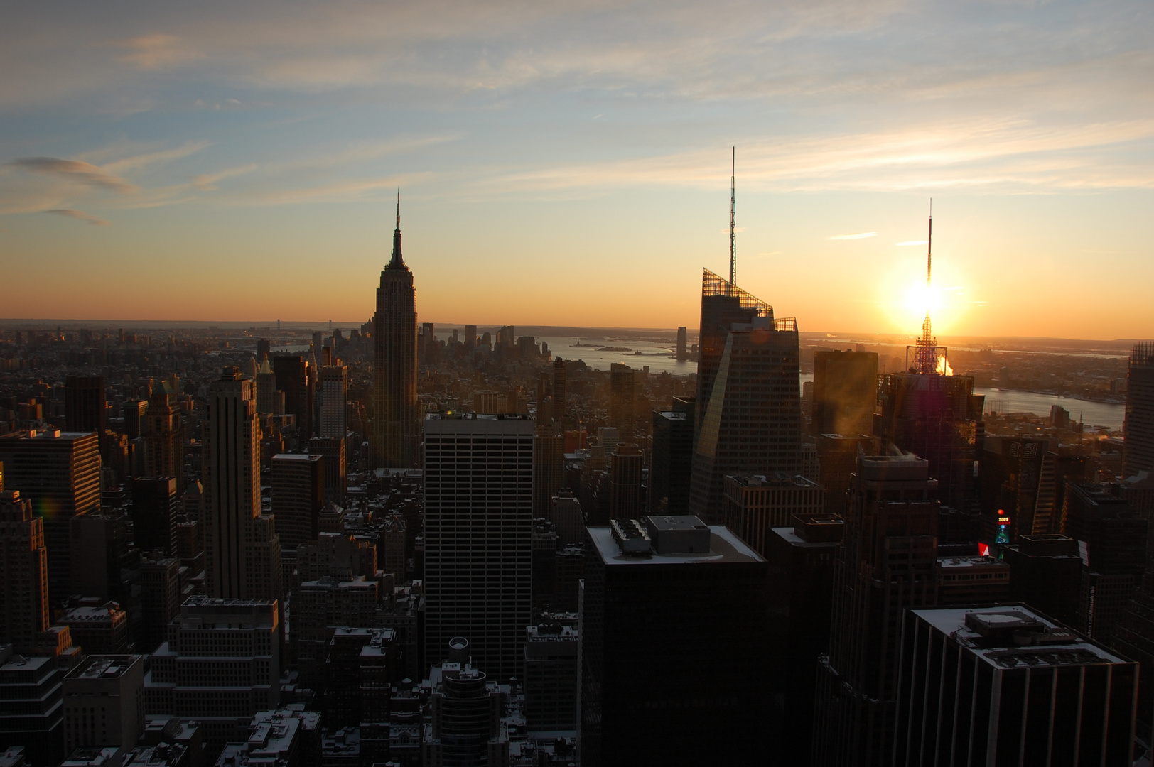 Sunset over NYC