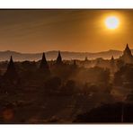 Sunset over Pagodas