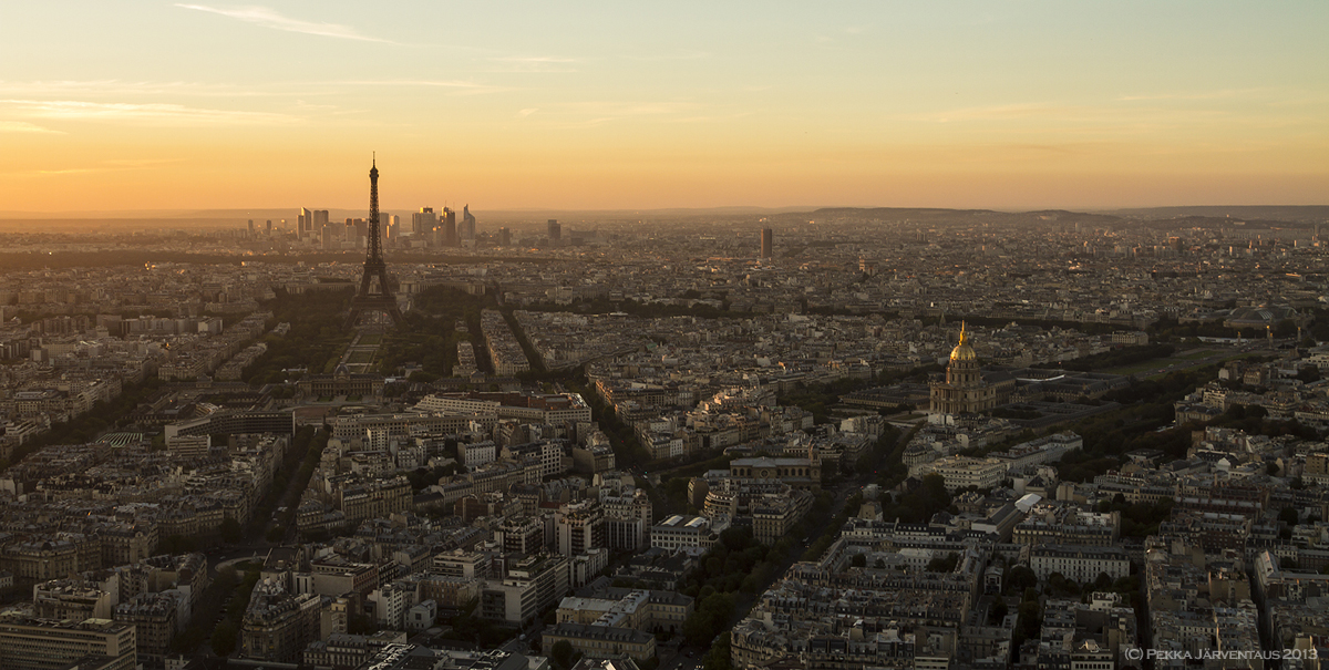 Sunset over Paris