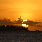 Sunset over Pigeon Point, Tobago