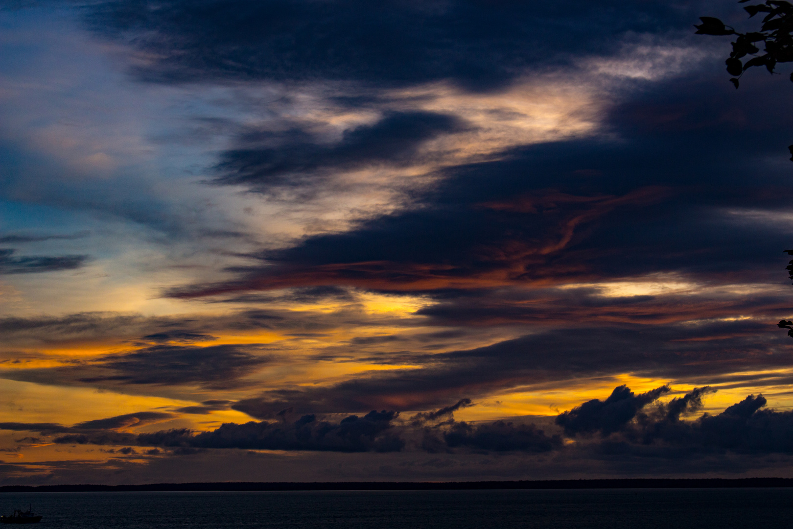 Sunset over Port Darwin