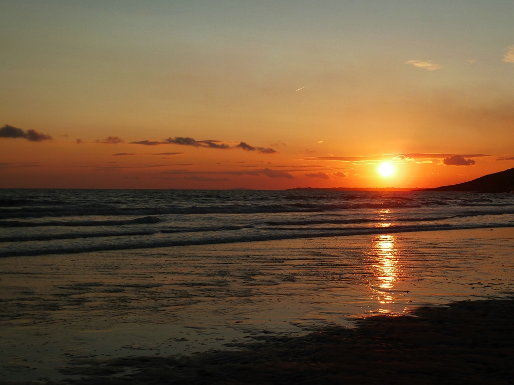 Sunset over Porthcawl