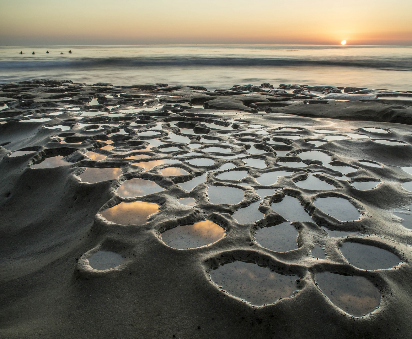 Sunset over Potholes